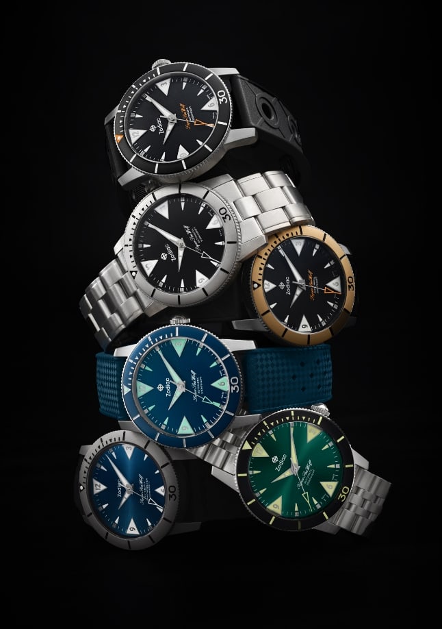 Watch on a man's arm.