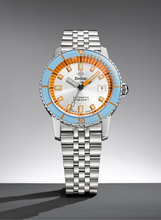 A Zodiac Compression watch.