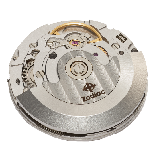 The inner workings of a Zodiac watch
