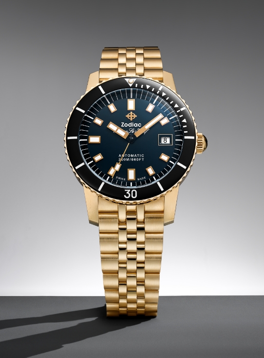 A Zodiac Skin Diver watch.