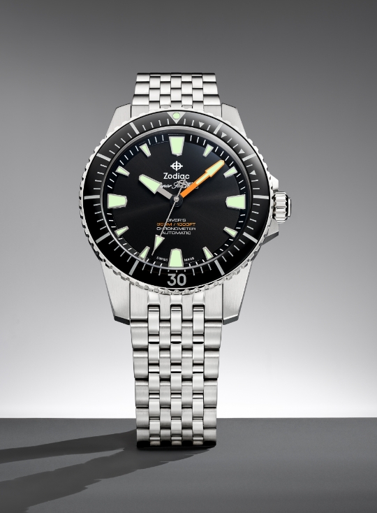 A Zodiac Compression watch.