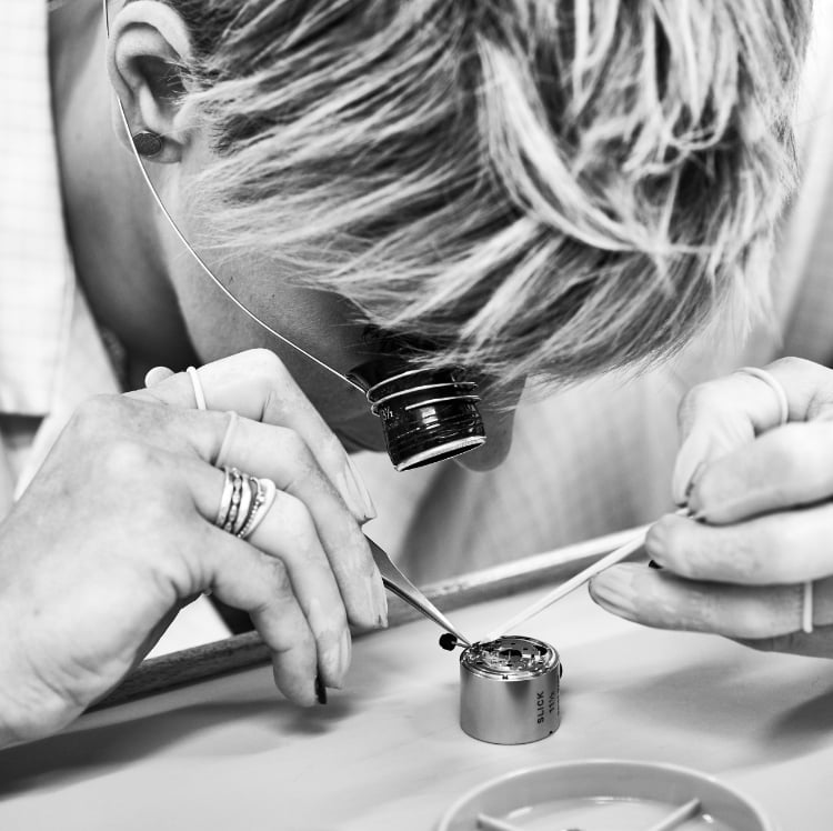 The inner workings of a Zodiac watch