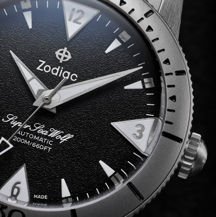 Super Sea Wolf Skin Diver Automatic Stainless Steel Watch ZO9215