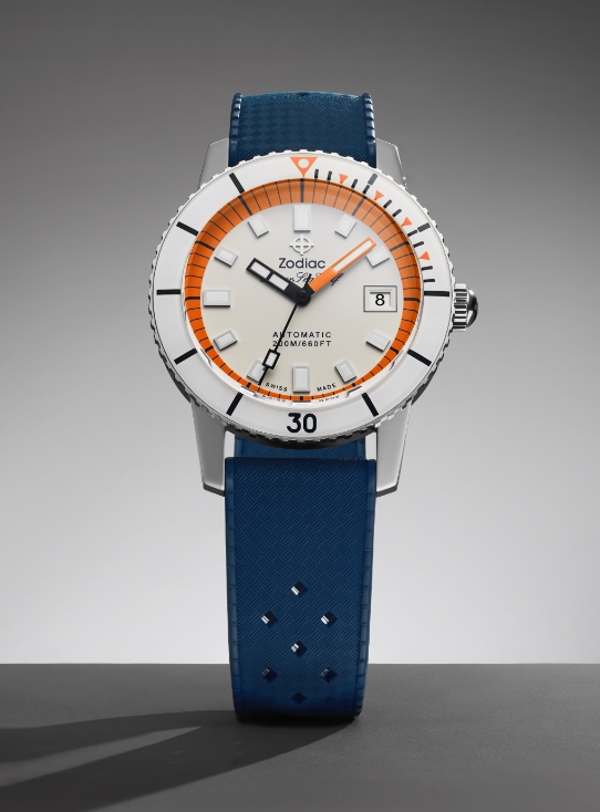 A Zodiac Skin Diver watch.