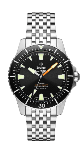 A Zodiac Pro-Diver watch.