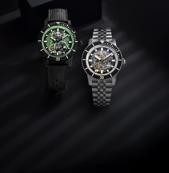 The Super Sea Wolf Compression Diver Skeletons