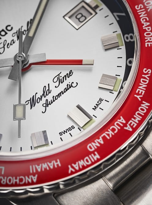 A man in a brown shirt wearing the Townsman Automatic.
